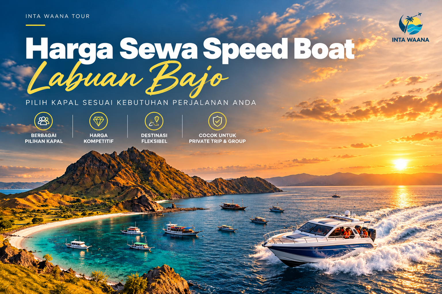 harga sewa speed boat labuan bajo